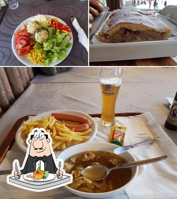 Cibo al Rifugio Roßstodl