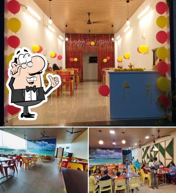 The interior of Guru Grace,Family Restaurant