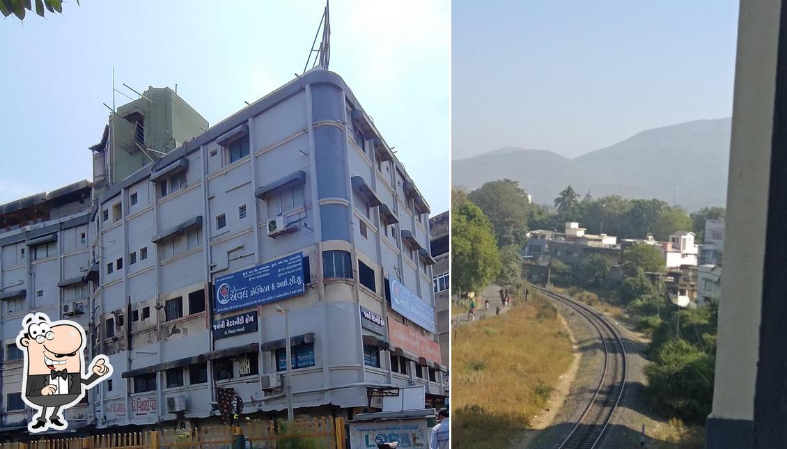 The exterior of Hotel Vishala