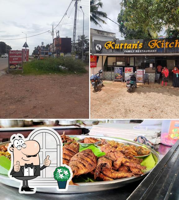 Take a look at the picture displaying exterior and food at Kuttan's kitchen