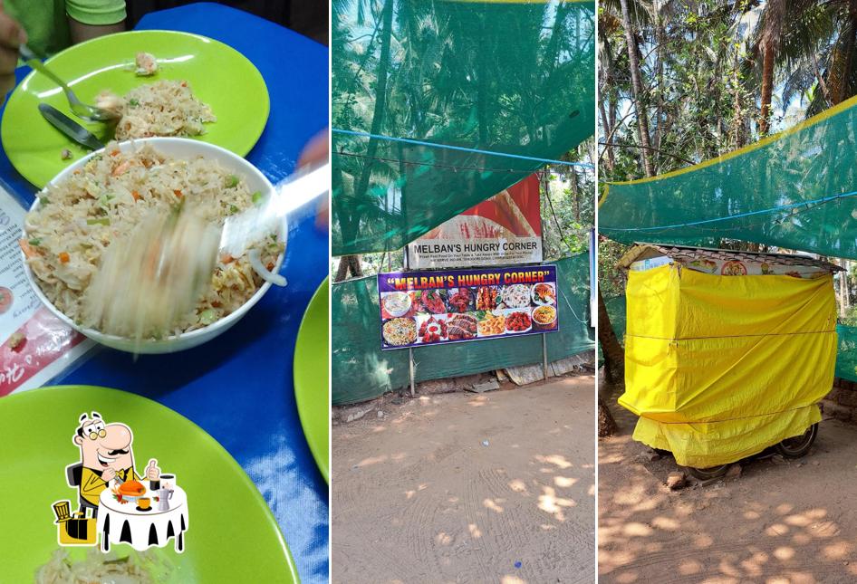 Food at Melban's Fast Food Corner