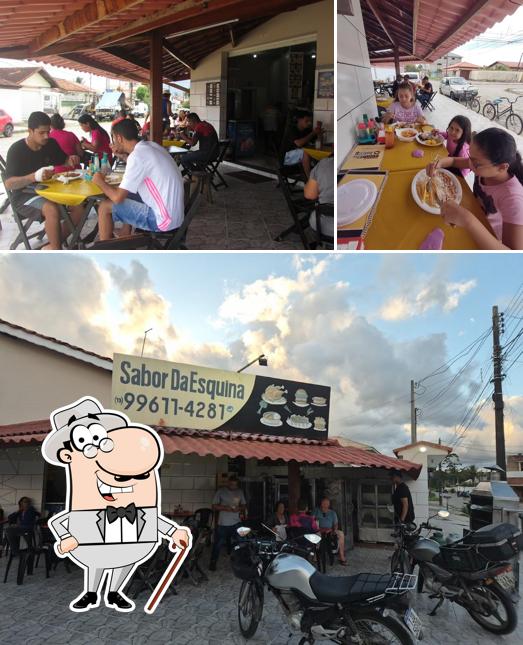 O exterior do Sabor da Esquina