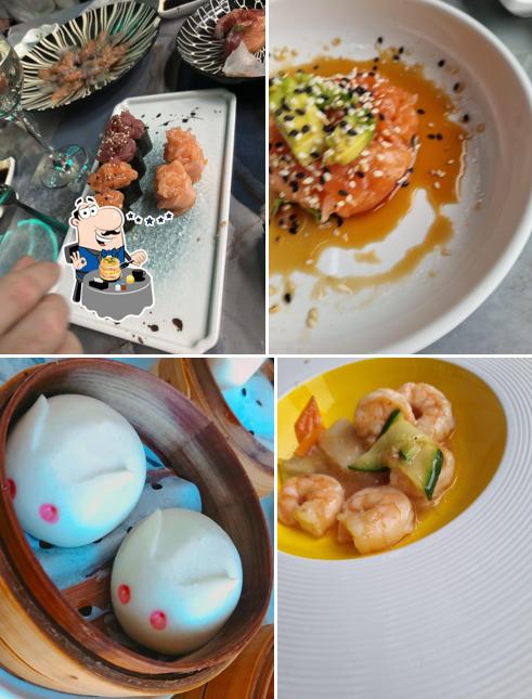 Platti al Ristorante sushi Kiyomi