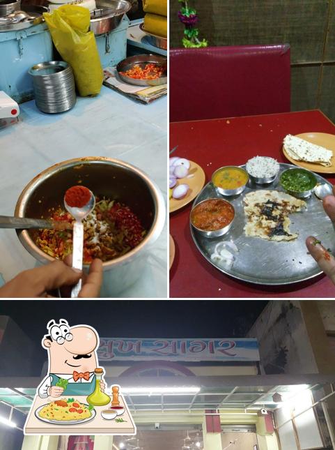 Food at Sukh Sagar Restaurant