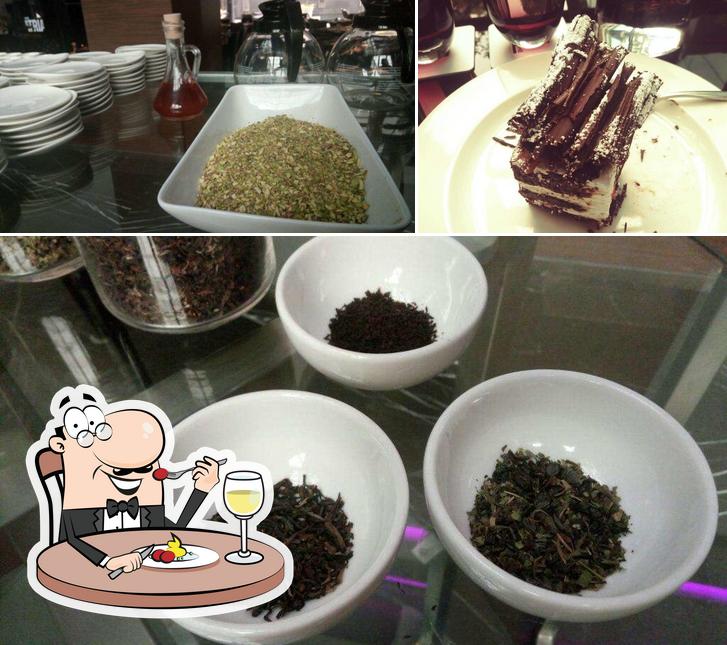 Food at Tea and Wine Lounge
