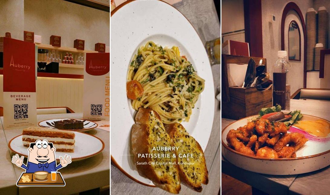 Food at Auberry Patisserie & Cafe