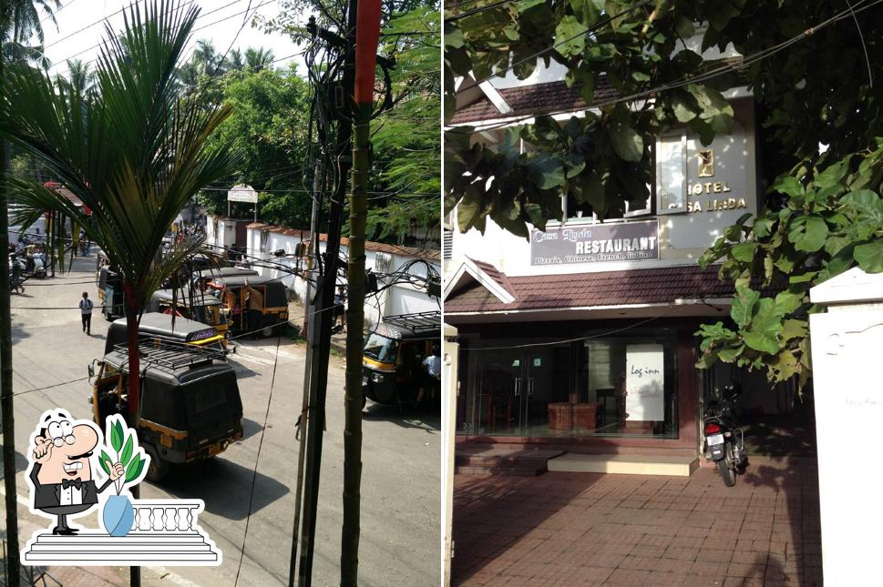 The exterior of Casa Linda