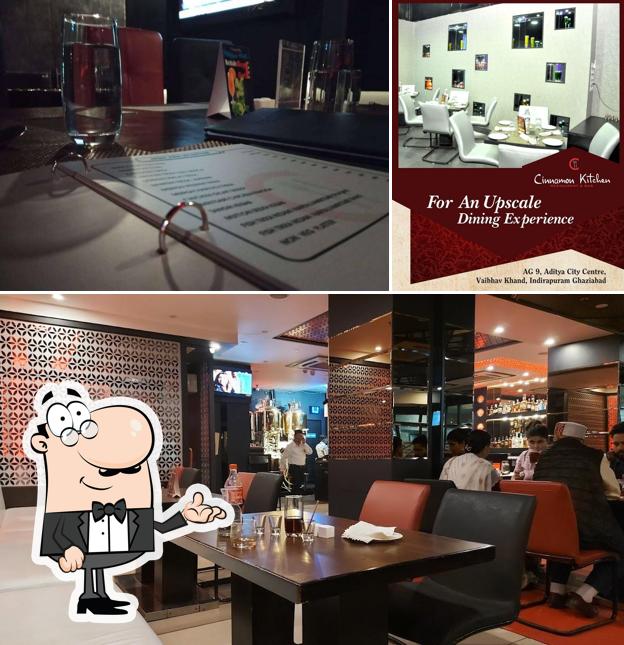 The interior of Cinnamon Kitchen Bar & Restaurant