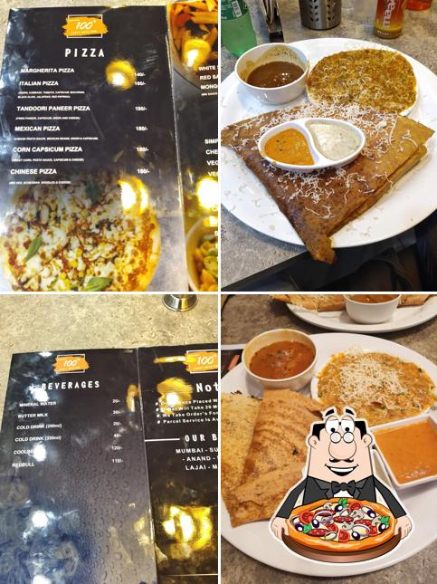 Order pizza at Dosa Hub