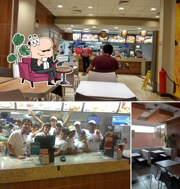O interior do McDonald's