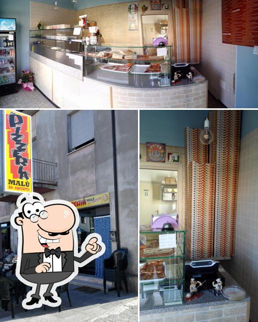 Gli interni di Pizzeria Malù