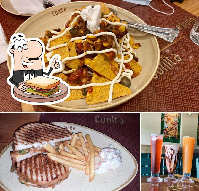 Grilled cheese sandwich at Conita