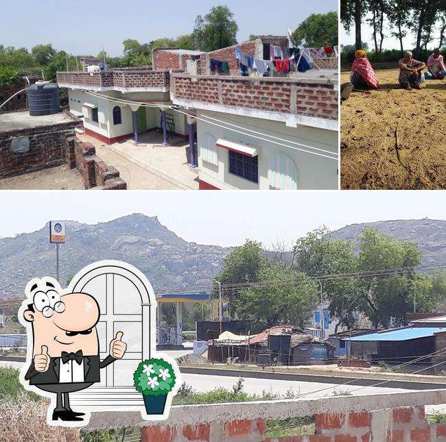 The exterior of Hotel Mansarovar