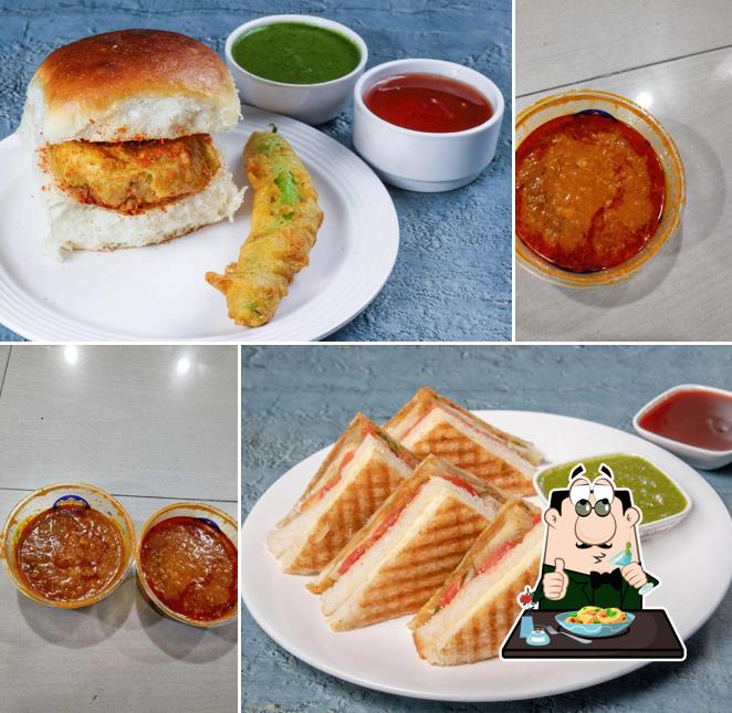 Pulled pork sandwich at Jay Bhavani Vadapav Shela