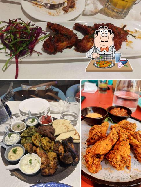 Chicken wings at Kala Ghoda