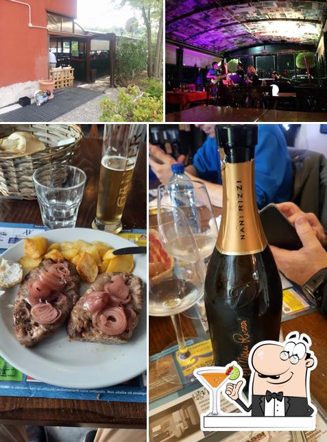 Tra le diverse cose da Taro Taro si possono trovare la bevanda e esterno