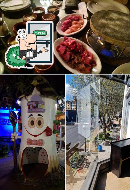 O Restaurante Serra Grill se destaca pelo exterior e comida