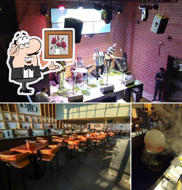The interior of LoKo Rooftop Bistro and Bar