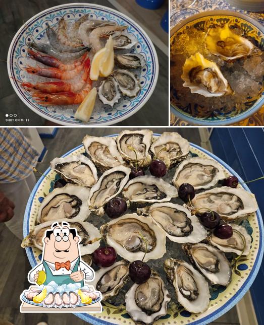 Ostriche al La Perla Crudités