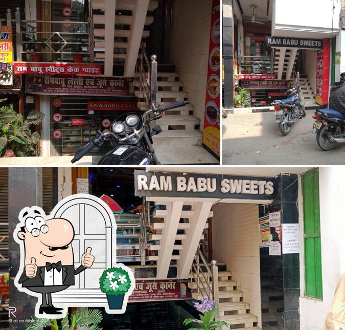 The exterior of RAM BABU Sweets House and Cake Point