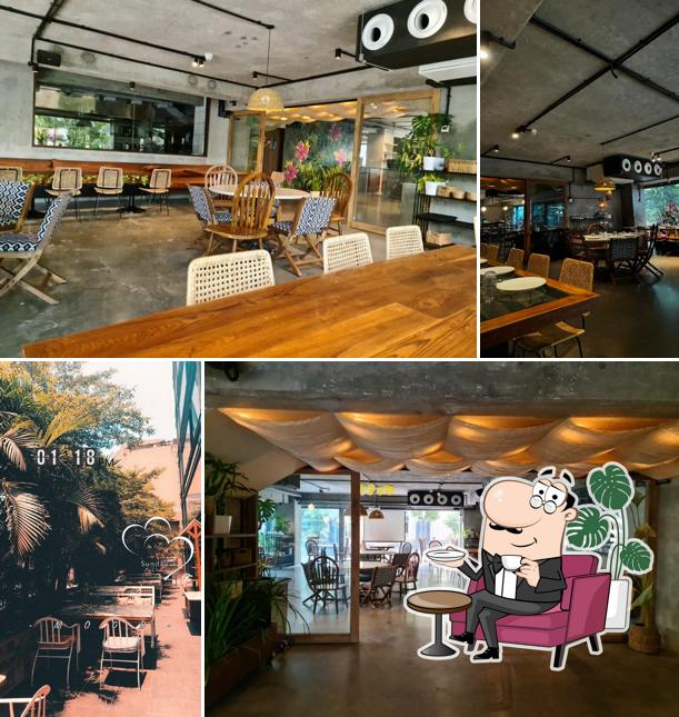 The interior of K's Verandah Surat