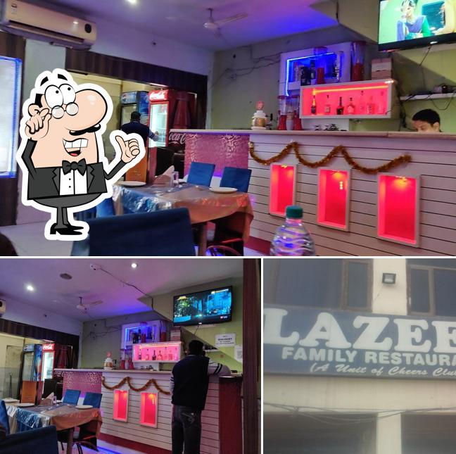 The interior of Lazeez Family Restaurant