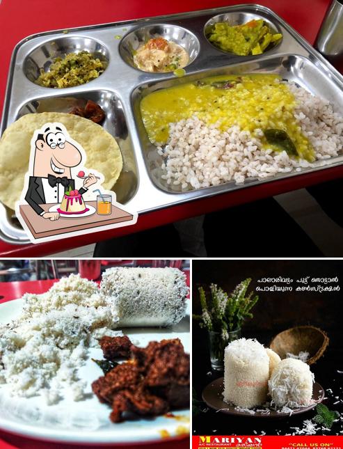 Mariyan Restaurant offers a selection of desserts