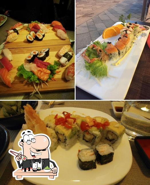 Ordina le diverse opzioni di sushi