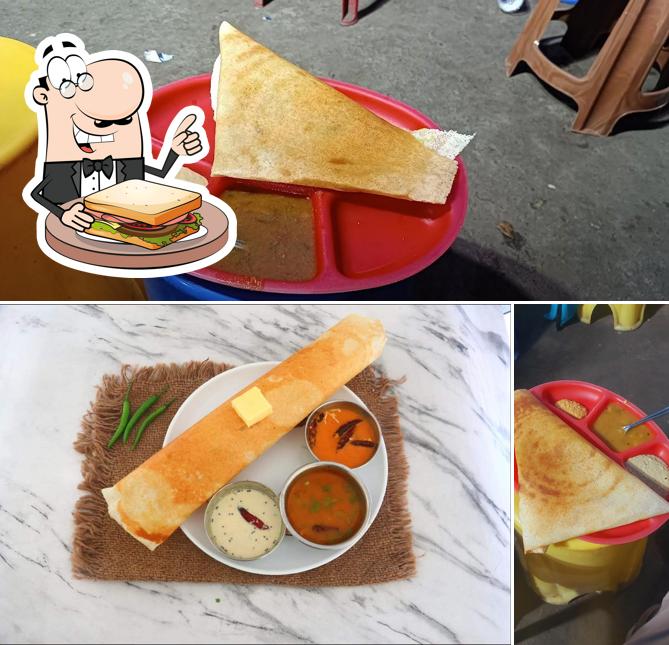 Grilled cheese sandwich at Anand Dosa