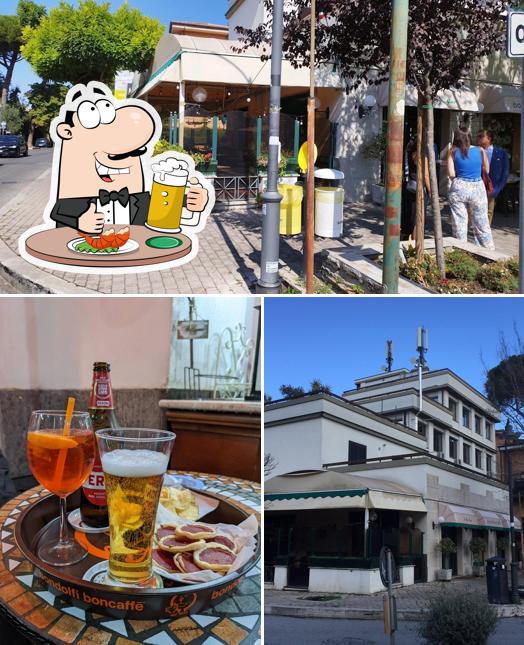 Puoi goderti un rinfrescante bicchiere di birra chiara o scura