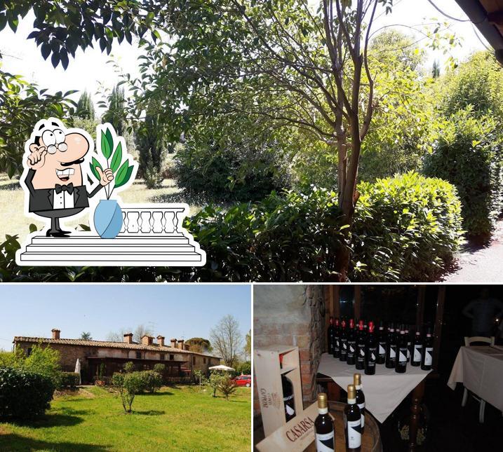 Tra le varie cose da L' Antica Posta si possono trovare la esterno e interni