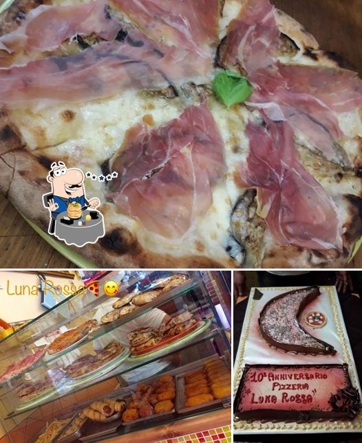 Platti al Pizzeria Luna Rossa