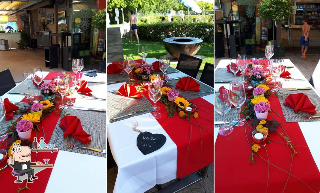 Gli interni di Strandbad Hünenberg