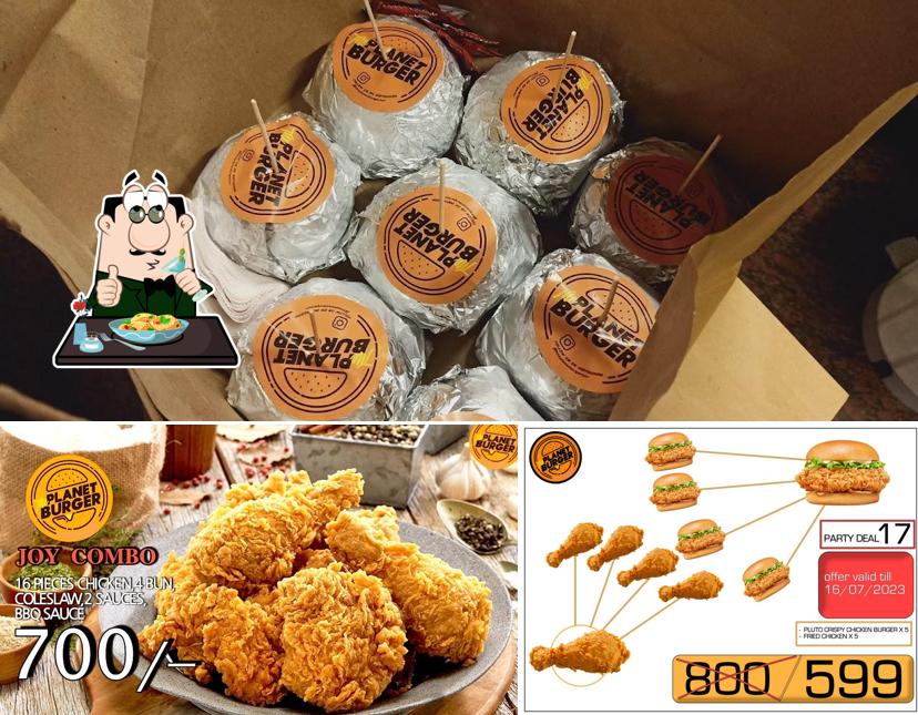 Food at THE PLANET BURGER (T.P.B)