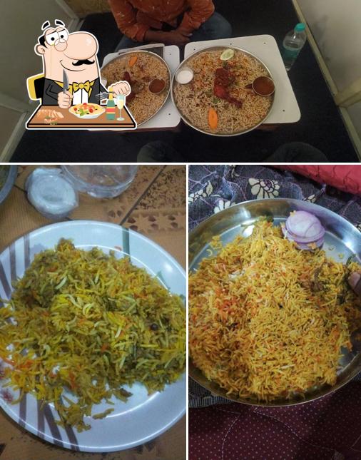 Food at Zaffran family restaurant