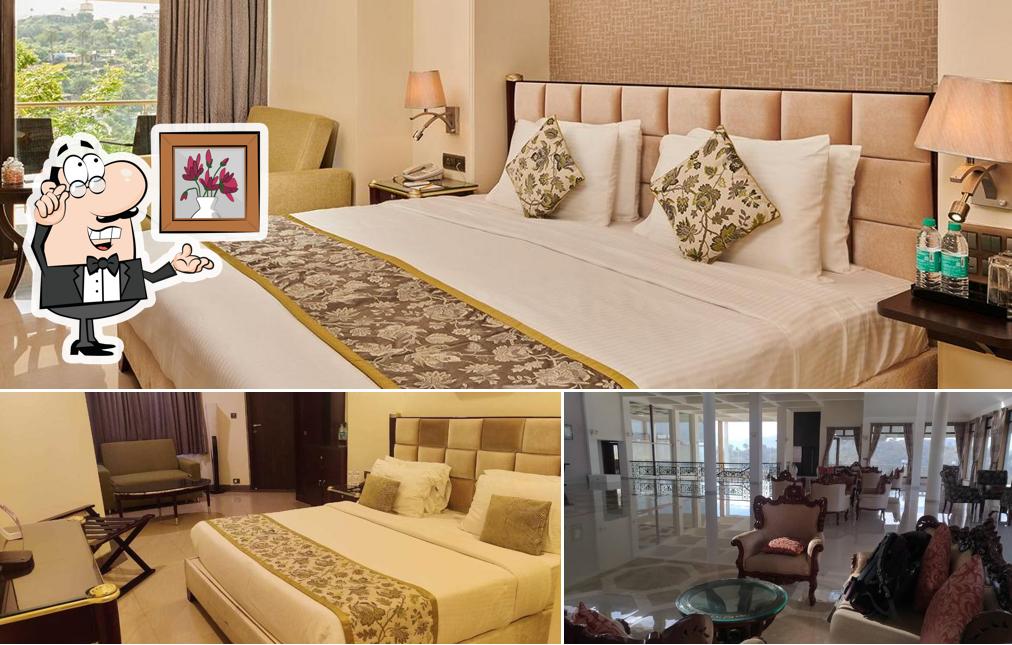 Take a seat at one of the tables at Sterling Mount Abu