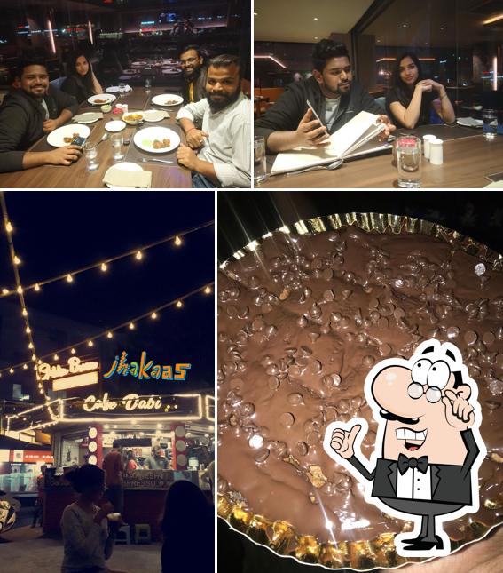 Take a seat at one of the tables at Golden Brown