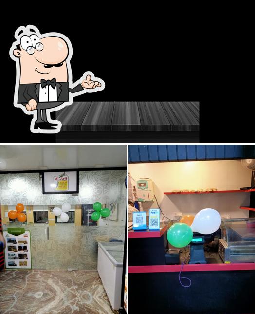 The interior of Al-Arif Broasted chicken