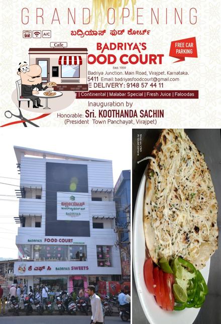The exterior of Badriyas food court