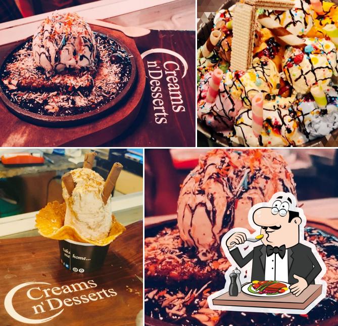 Food at Creams n Desserts