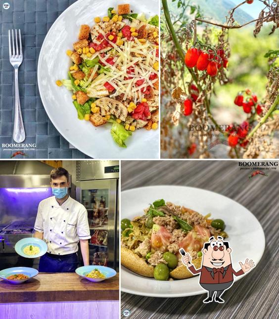 Platti al Ristorante Boomerang