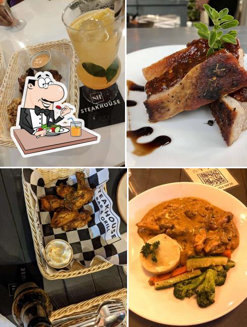 Food at Steakhouse Bar and Grill