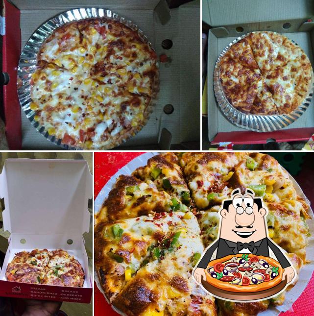 Pick different kinds of pizza