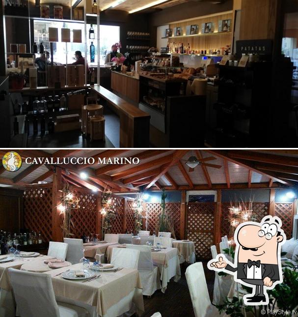 Gli interni di Cavalluccio Marino