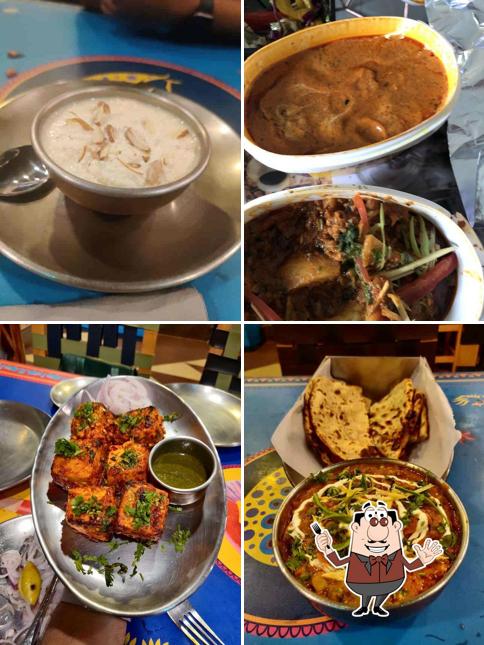 Meals at Delhi dhaba