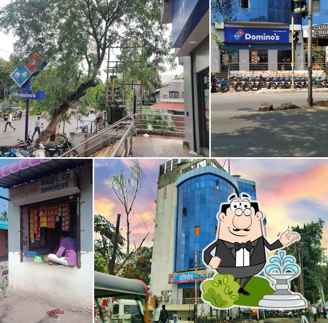 Enjoy the view at the outside area of Domino's Pizza Keshav Nagra, Solapur