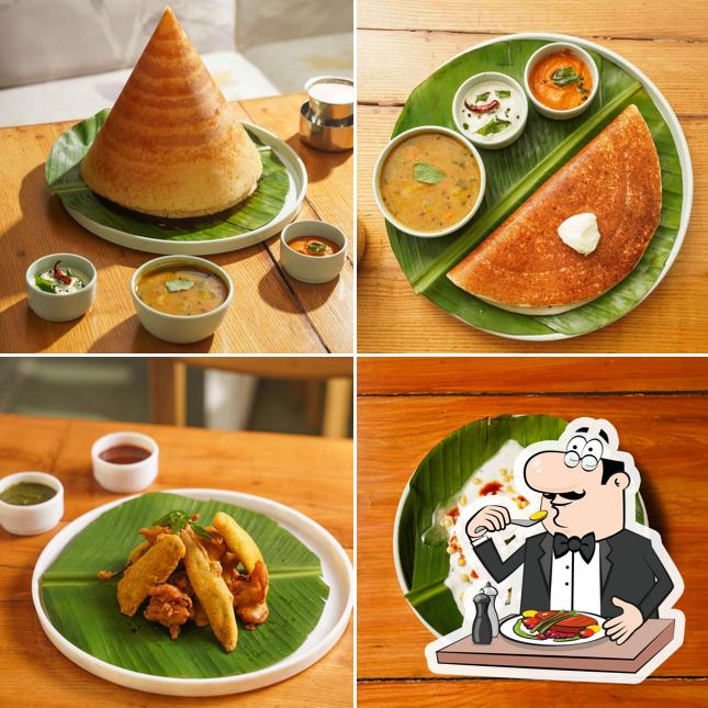 Among various things one can find food and interior at Cafe Sambhar Masala