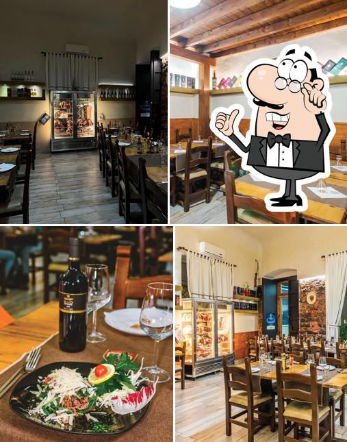 Gli interni di Steak House da Rino