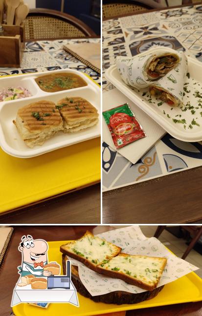 Garlic bread at Indori 56