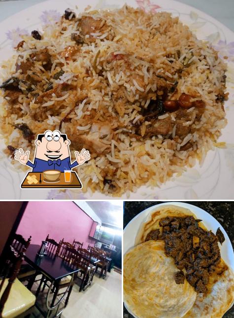 The image of food and interior at Kerala Restaurant